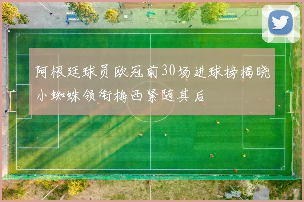 阿根廷球员欧冠前30场进球榜揭晓小蜘蛛领衔梅西紧随其后